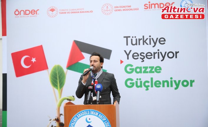 Şehitler ve Gazze'de hayatını kaybedenler için Sakarya'da fidanlar toprakla buluştu