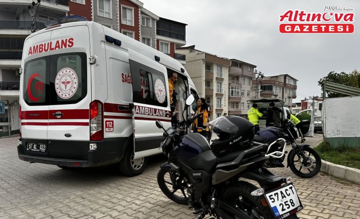 Sinop'ta iki motosikletin çarpıştığı kazada 2 kişi yaralandı