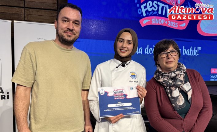 Sinop'ta şef adayı öğrenciler en iyi lakerdayı yapmak için yarıştı