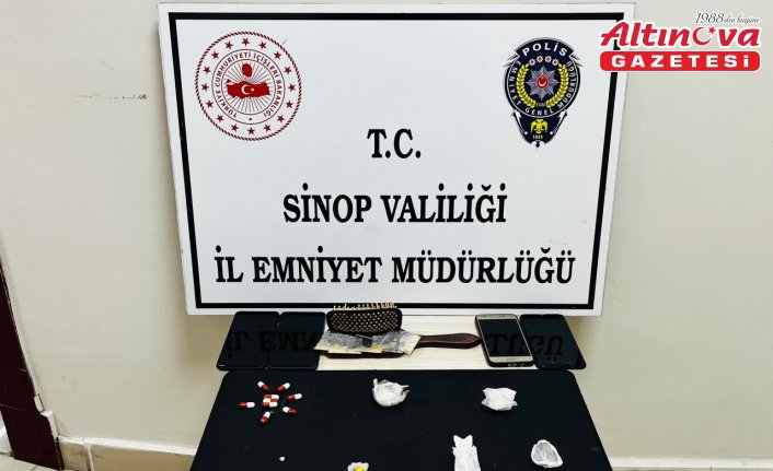 Sinop'ta uyuşturucu operasyonunda yakalanan 3 kişi tutuklandı