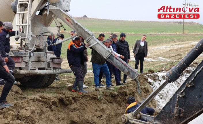 Sungurlu'da ana isale hattı yenileniyor