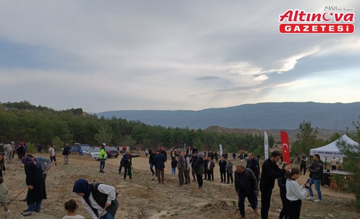 Tosya'da Milli Ağaçlandırma Günü'nde fidan dikimi yapıldı