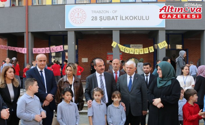 Trabzon Milli Eğitim Müdürü Hasan Uygun'dan Of'taki okullara ziyaret