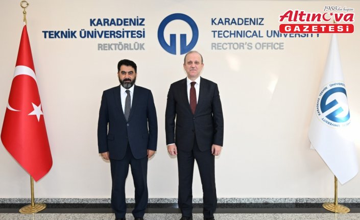 Trabzon Müftüsü Çiçek'ten KTÜ Rektörü Prof. Dr. Çuvalcı'ya ziyaret