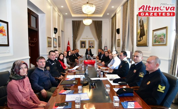 Trabzon'da Kasım ayı Spor Güvenlik Kurulu toplantısı yapıldı