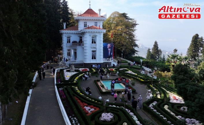 Trabzon'daki Atatürk Köşkü'nde ziyaretçi yoğunluğu