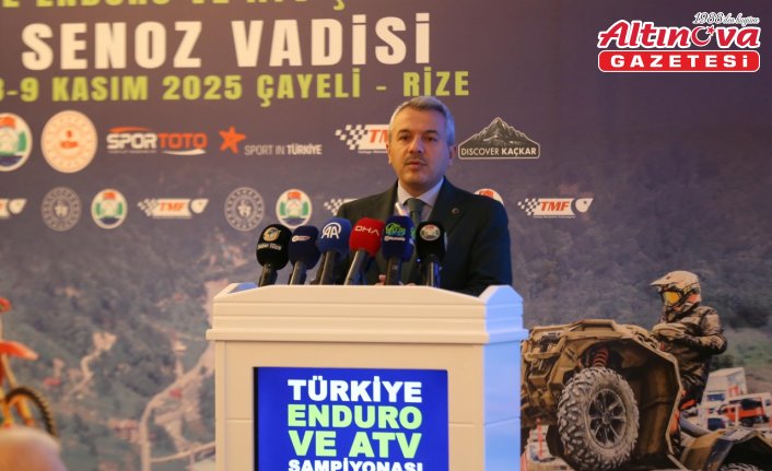 Türkiye Enduro ve ATV Şampiyonası yarın Rize'de başlayacak