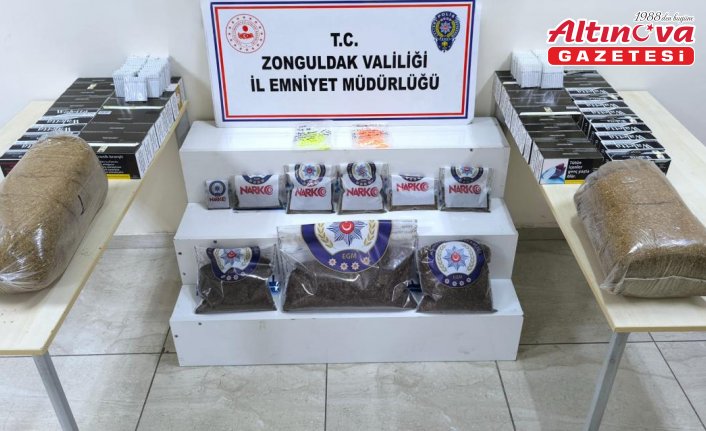 Zonguldak'ta uyuşturucu operasyonunda yakalanan 3 zanlı tutuklandı