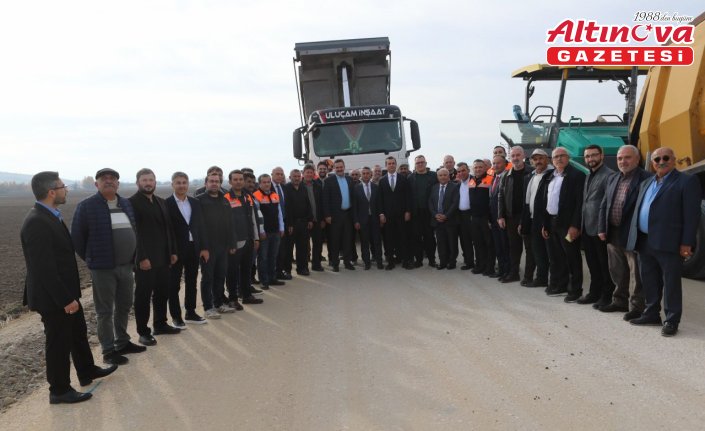 Amasya’da köy yollları asfaltlanıyor