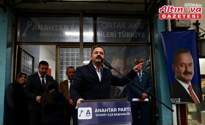 Anahtar Parti Genel Başkanı Ağıralioğlu, Düzköy'de partililerle buluştu