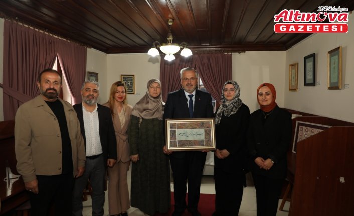 Bafra'da Geleneksel Sanatlar Merkezi'nde Türk İslam Sanatları sergisi açıldı