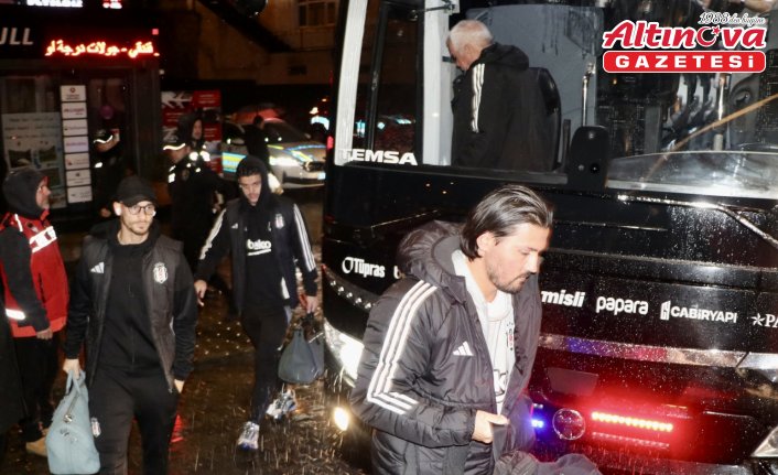 Beşiktaş kafilesi Trabzon'a geldi