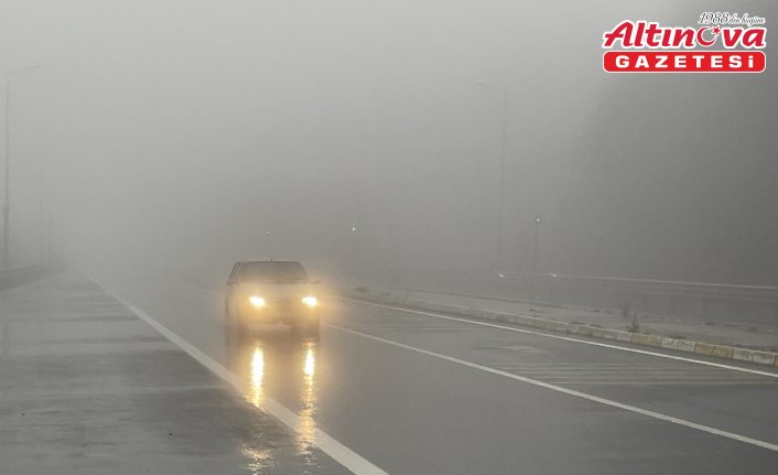 Bolu Dağı'nda sağanak ve sis etkili oldu