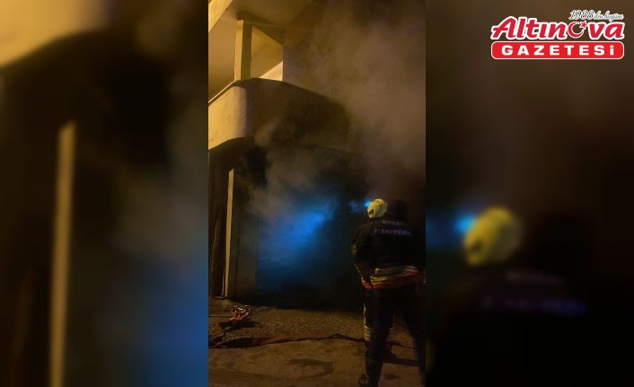 Bolu'da evin deposunda çıkan yangın söndürüldü