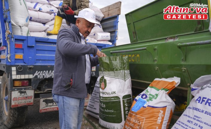 Çankırı'da çiftçiler 800 hektarda kuraklığa dayanıklı sertifikalı tohum deniyor