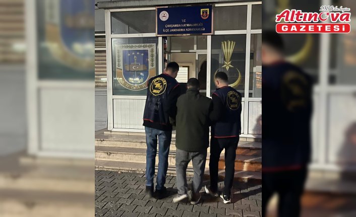 Çarşamba'da 8 yıl hapis cezasıyla aranan hükümlü yakalandı