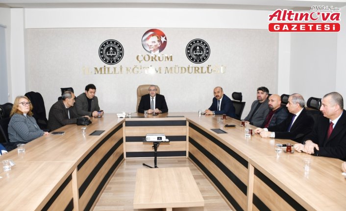 Çorum'da Türkiye Yüzyılı Maarif Modeli değerlendirme toplantısı yapıldı