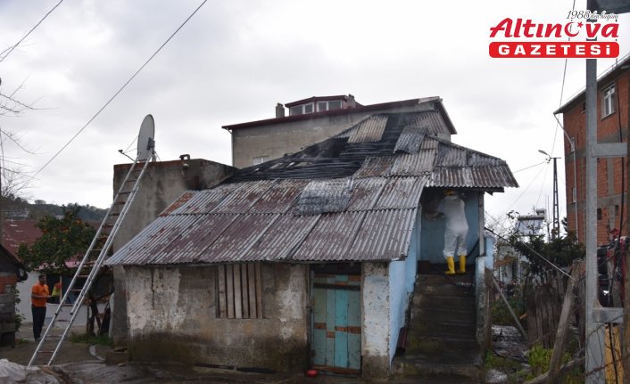 Giresun'da evde çıkan yangında bir kişi hayatını kaybetti