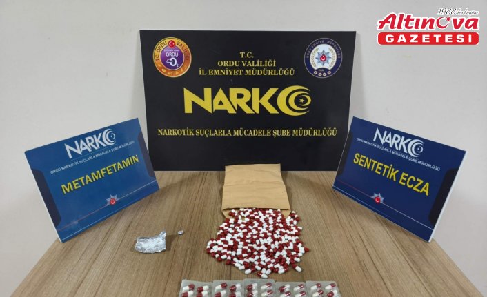 Ordu'da uyuşturucu operasyonunda 1 şüpheli tutuklandı