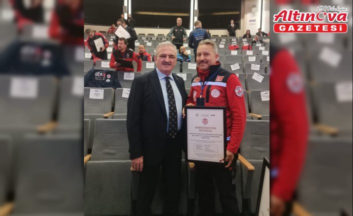 Osmancık MEB AKUB, AFAD Akreditasyon Belgesi aldı