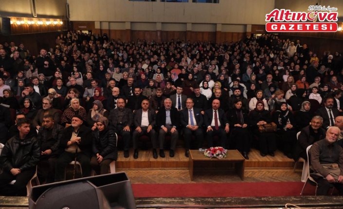 Prof. Dr. Mustafa Karataş, Çorum'da Regaib Kandili Programına katıldı