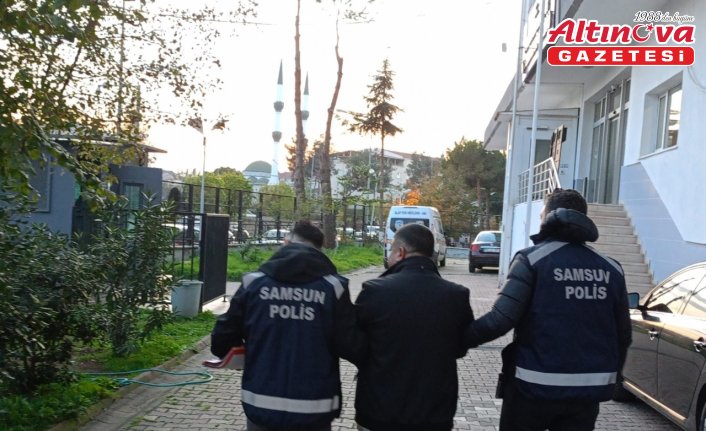 Samsun'da 15 yıl hapis cezası bulunan firari yakalandı