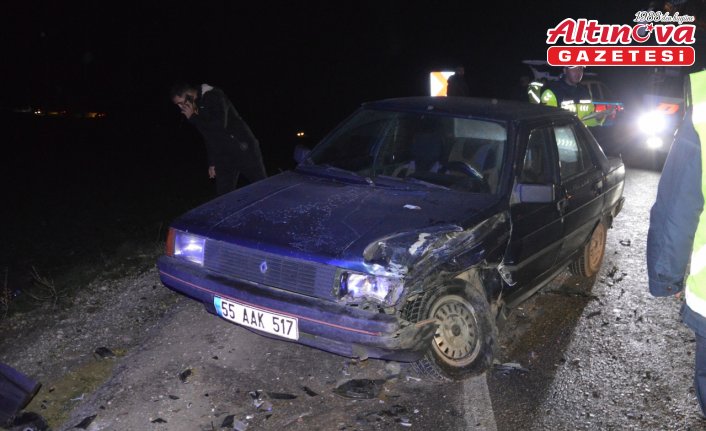 Samsun'da zincirleme trafik kazasında 3 kişi yaralandı