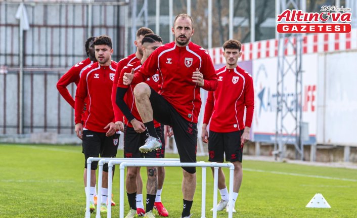 Samsunspor, Galatasaray maçının hazırlıklarını sürdürdü