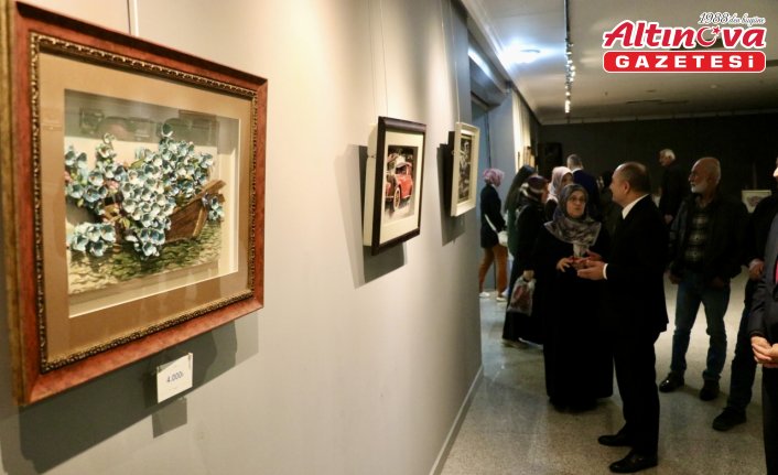 Trabzon'da Gazze yararına rölyef sergisi açıldı