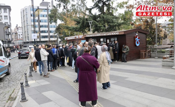 Trabzonspor-Beşiktaş maçının biletleri satışa çıktı