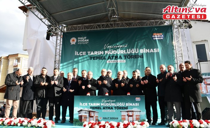 Vezirköprü'de yeni İlçe Tarım ve Orman Müdürlüğü hizmet binasının temeli atıldı