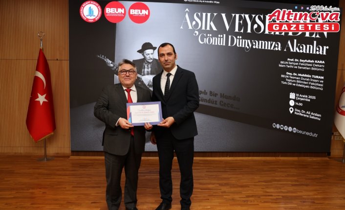 Zonguldak BEUN'da “Aşık Veysel'den Gönül Dünyamıza Akanlar“ programı düzenlendi