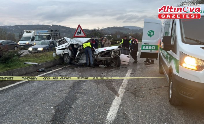 Zonguldak'taki trafik kazasında yaralanan kişi yaşam mücadelesini kaybetti