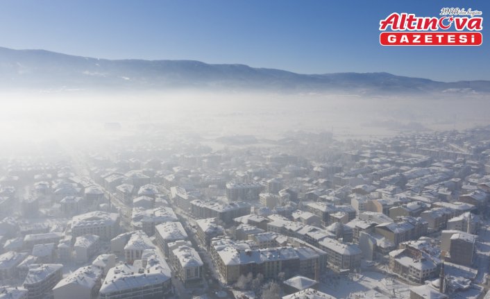 Bolu kent merkezinde 7 günde metrekareye 84,4 milimetre kar yağdı