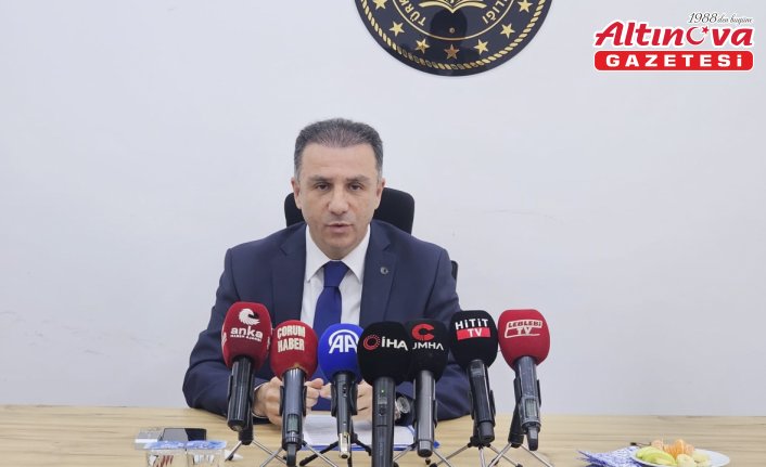 Çorum Cumhuriyet Başsavcısı Bektaş, 2025'te yürütülen çalışmaları değerlendirdi