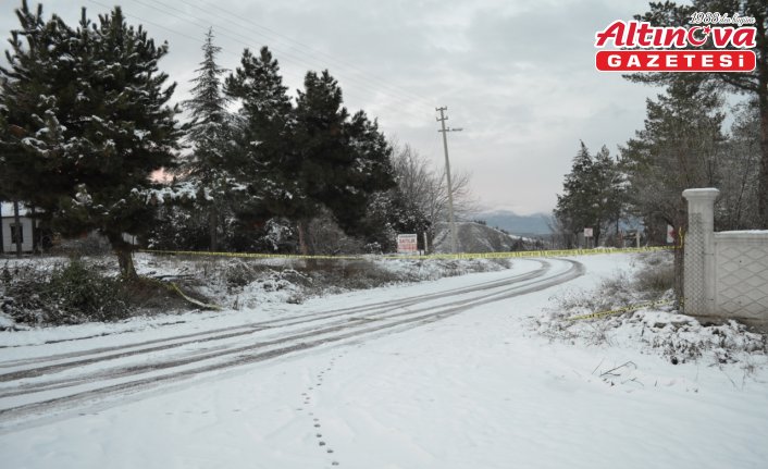 Dodurga-Osmancık kara yolunun bir bölümü buzlanma tehlikesi nedeniyle ulaşıma kapatıldı