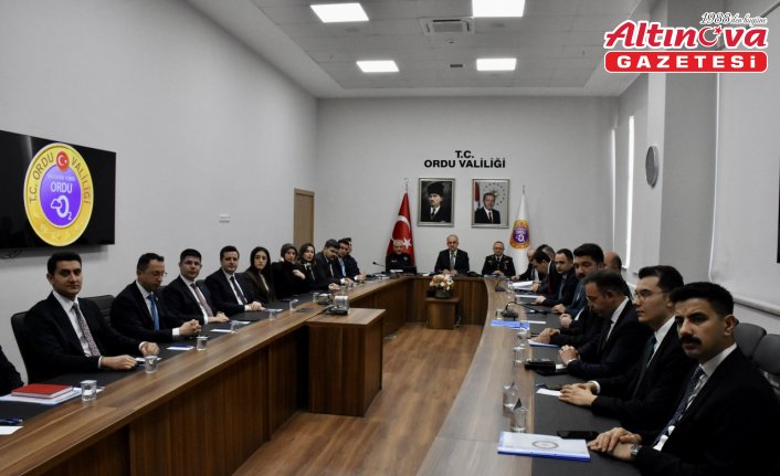 Ordu'da güvenlik, asayiş ve koordinasyon toplantısı yapıldı