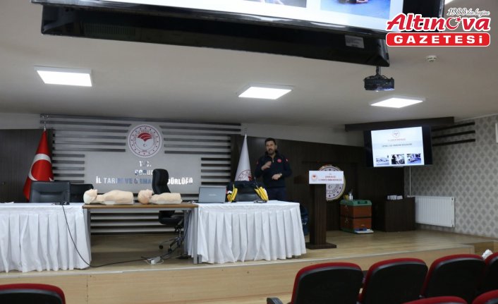 Çorum'da Temel İş Sağlığı ve Güvenliği Eğitimi düzenlendi