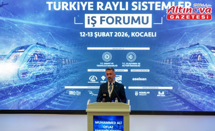 KARDEMİR Yönetim Kurulu Başkanı Oflaz, Türkiye Raylı Sistemler İş Forumu'na katıldı