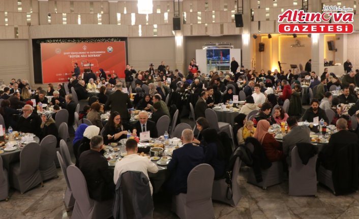 Rize'de “Şehit yakınları ve gazilerle büyük aile sofrası“ iftar programı düzenlendi