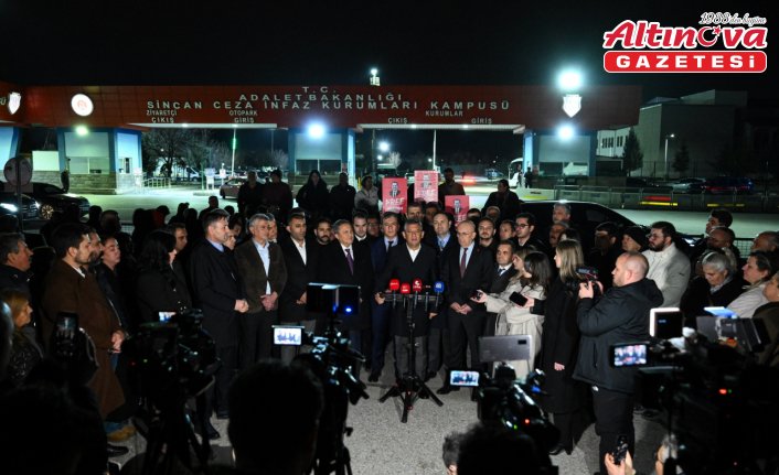 CHP Genel Başkanı Özel, Sincan Cezaevi'nde Tanju Özcan'ı ziyaretinin ardından konuştu: