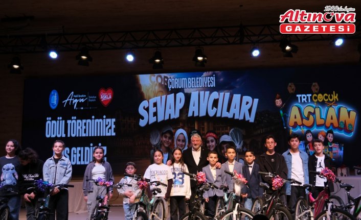 Çorum'da “Sevap Avcıları“ yarışmasının ödül töreni düzenlendi