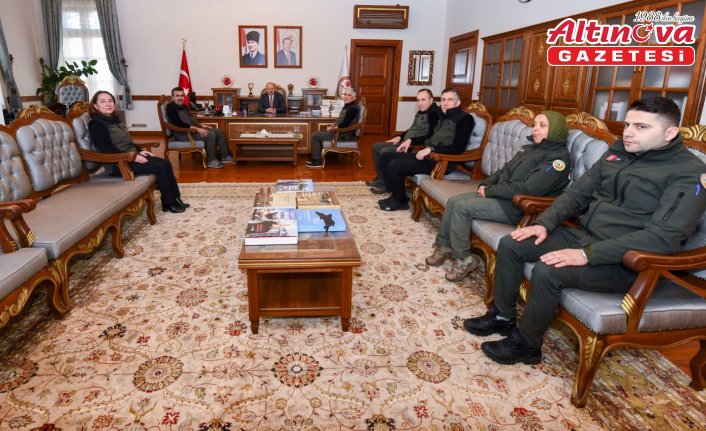 Kastamonu Valisi Dallı, Orman Bölge Müdürlüğü heyetiyle bir araya geldi