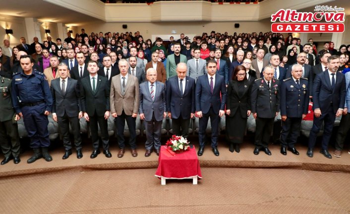 Ordu'da İstiklal Marşı'nın Kabulü ve Mehmet Akif Ersoy'u Anma Günü programı düzenlendi