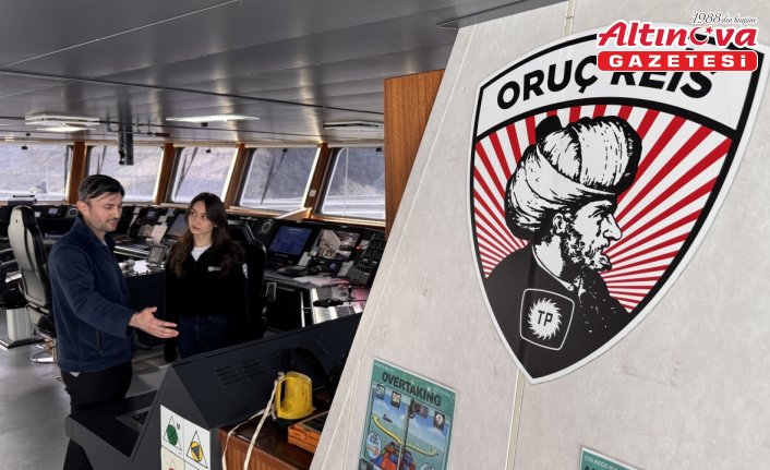 Oruç Reis Sismik Araştırma Gemisinin operasyonel süreç takibinde kadın gücü