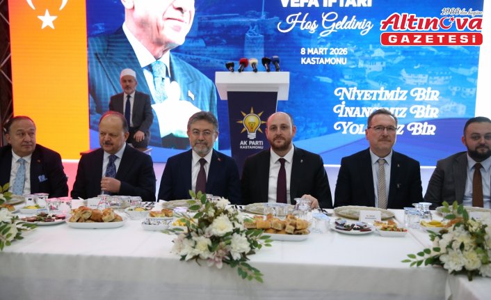 Tarım ve Orman Bakanı İbrahim Yumaklı, Kastamonu'da iftar programında konuştu: