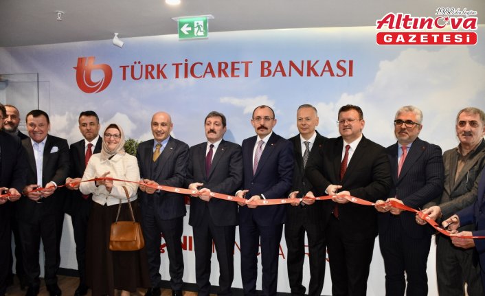 Ticaret Bakan Yardımcısı Ağar, Türk Ticaret Bankası Samsun Şubesi'nin açılışında konuştu: