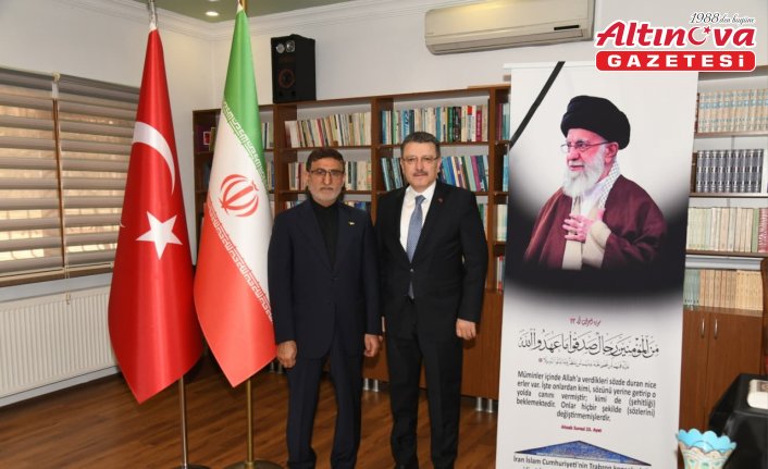 Trabzon Büyükşehir Belediye Başkanı Genç'ten İran İslam Cumhuriyeti Trabzon Başkonsolosluğuna taziye ziyareti