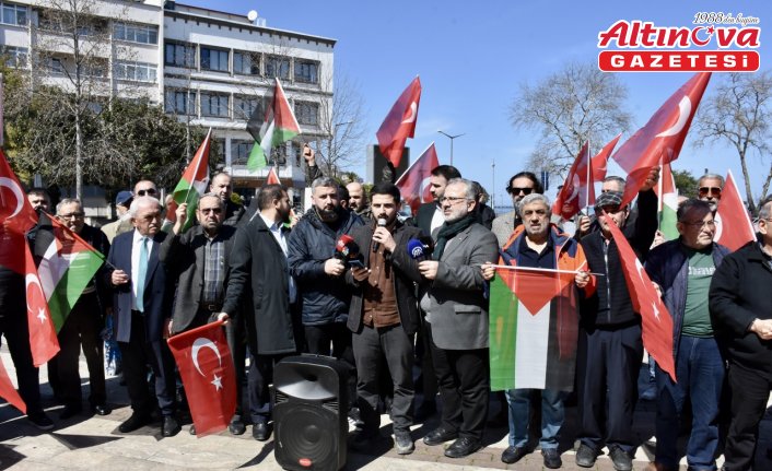 Trabzon, Ordu ve Giresun'da İsrail'in Gazze'ye yönelik saldırıları protesto edildi
