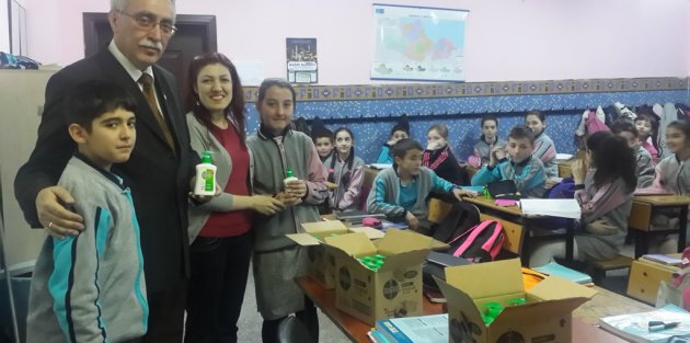 “3 bin 250 ÖĞRENCİ TEMİZ ELLER, GÜLEN YÜZLER” DEDİ